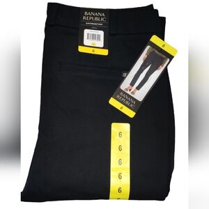 Banana Republic Black Slim Straight Pants